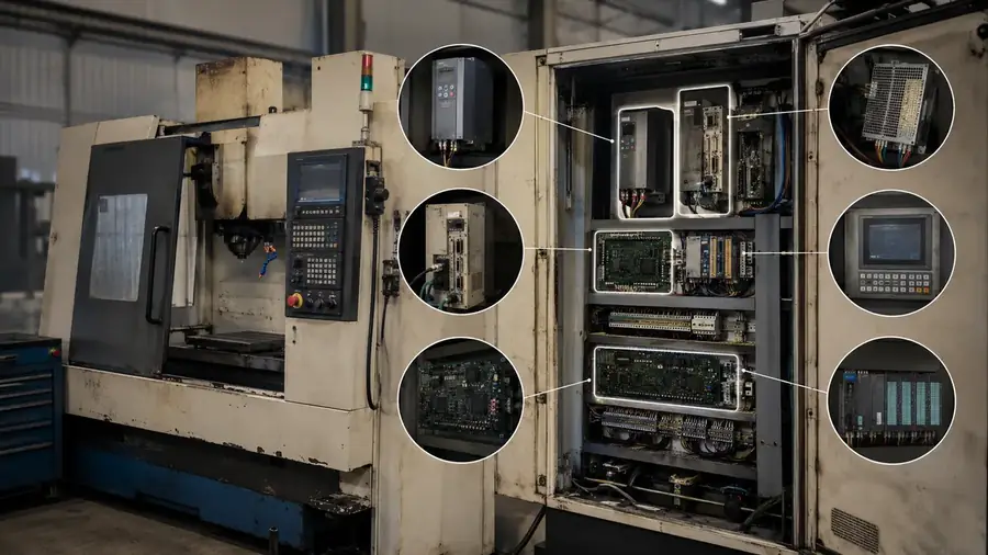 Legacy CNC obsolete spare parts risk