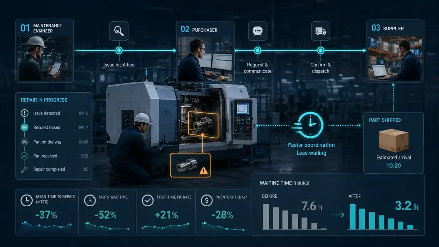 Multi-brand automation spare parts management guide