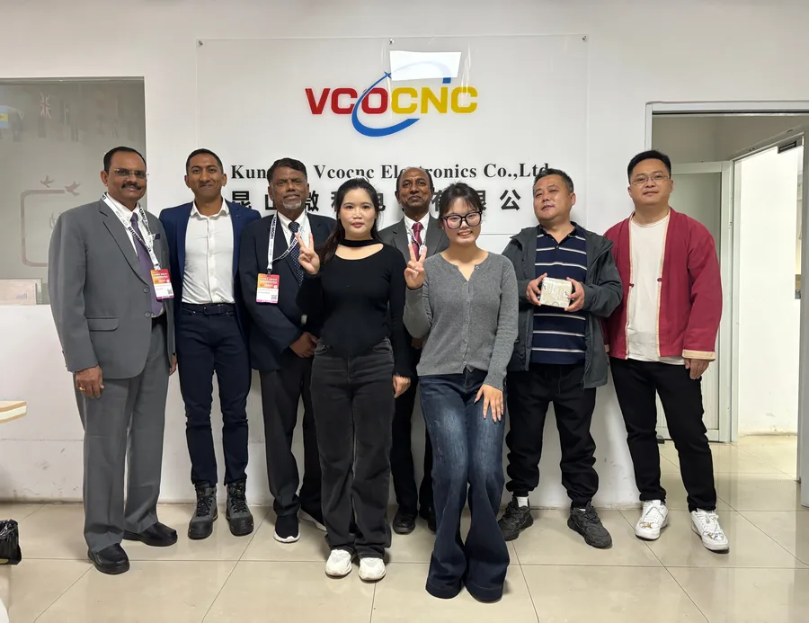 Customer visit photo at VCOCNC in Kunshan, China