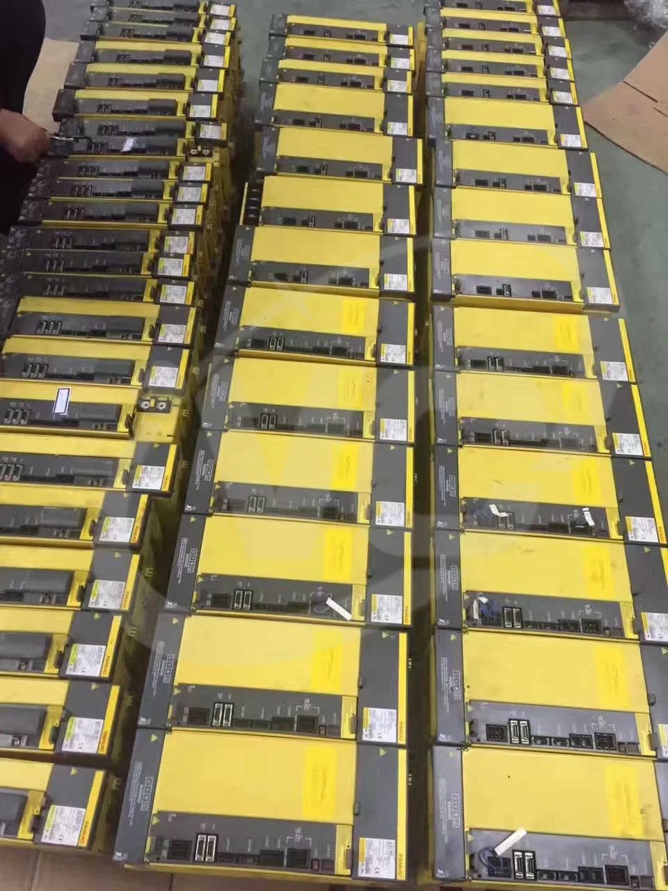 FANUC servo amplifier inventory prepared for model identification