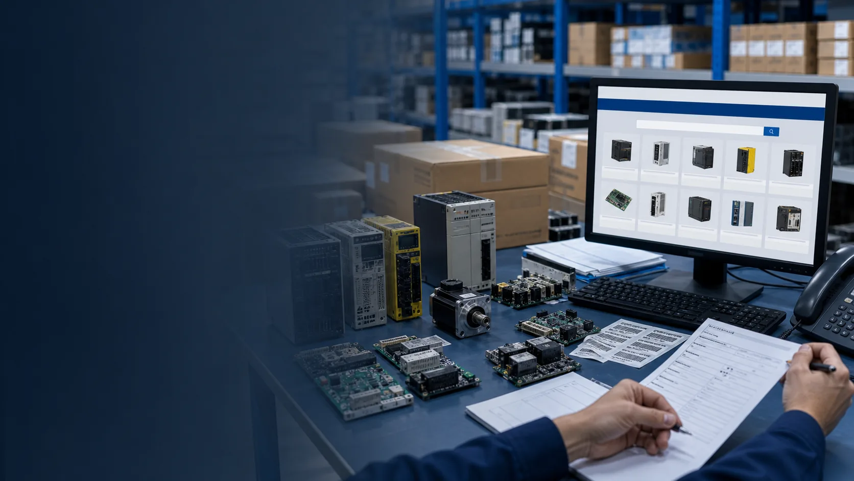 Industrial automation customer support workstation