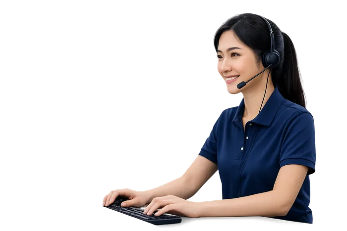 Customer service representative supporting industrial automation spare parts sourcing