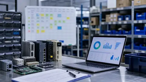 Industrial spare parts planning for faster maintenance and reduced downtime