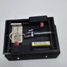 FANUC A02B-0236-C281 open external battery case showing the internal cable and FANUC part-number label