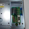FANUC A02B-0303-C328 MDI keyboard rear connector board close-up with ribbon cable and grounding point