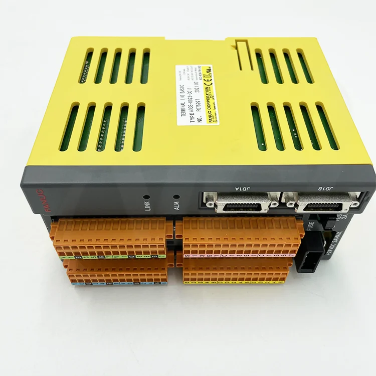 FANUC A03B-0823-C011 I/O Link i terminal module front connector view