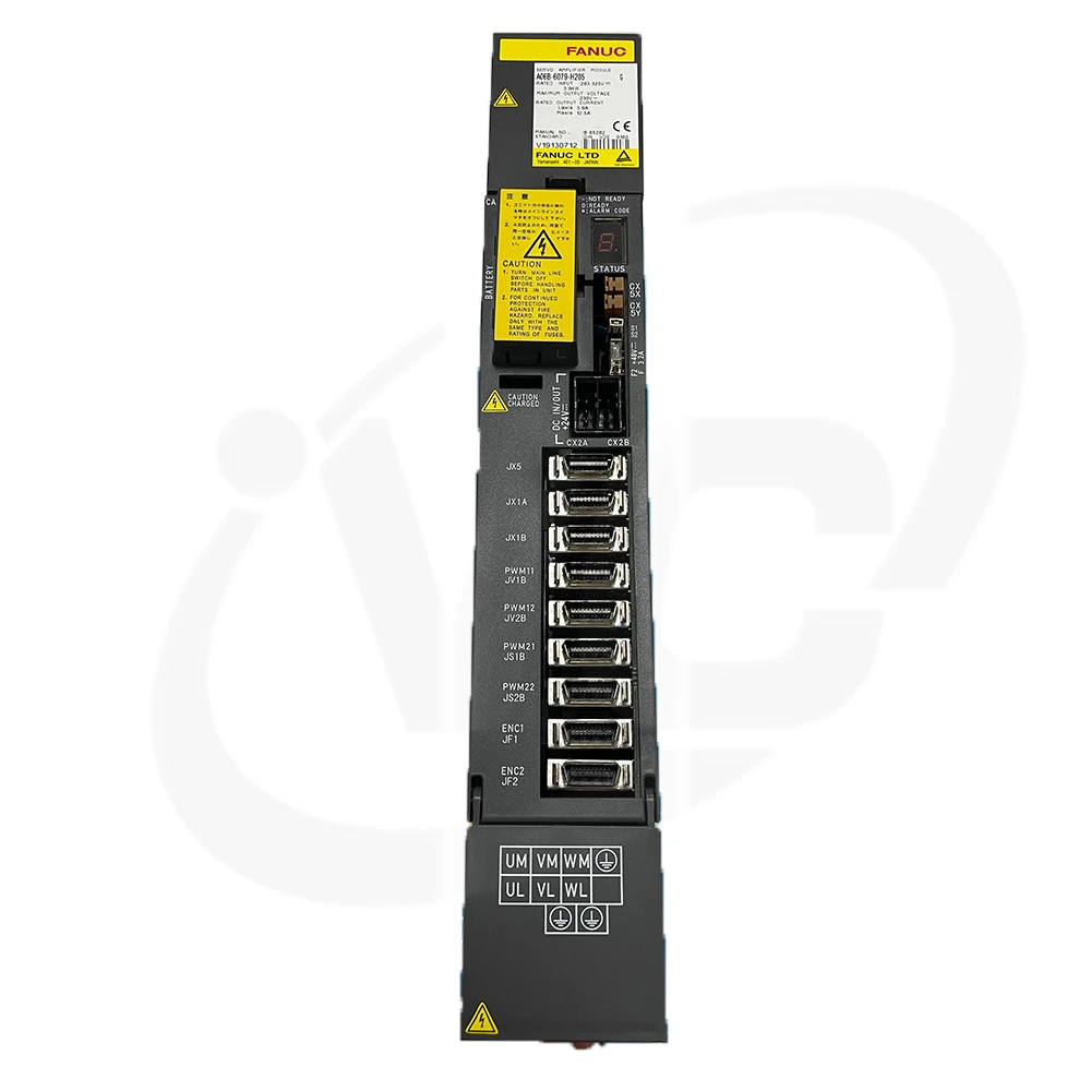 FANUC A06B-6079-H205 servo amplifier front view