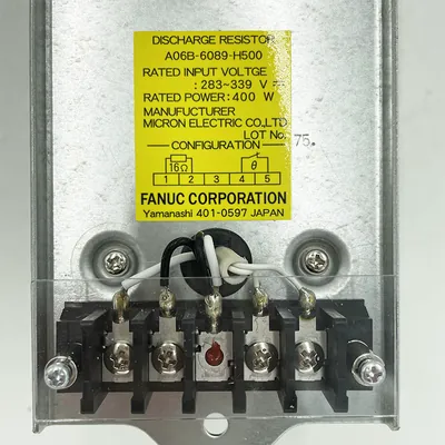 FANUC A06B-6089-H500 nameplate