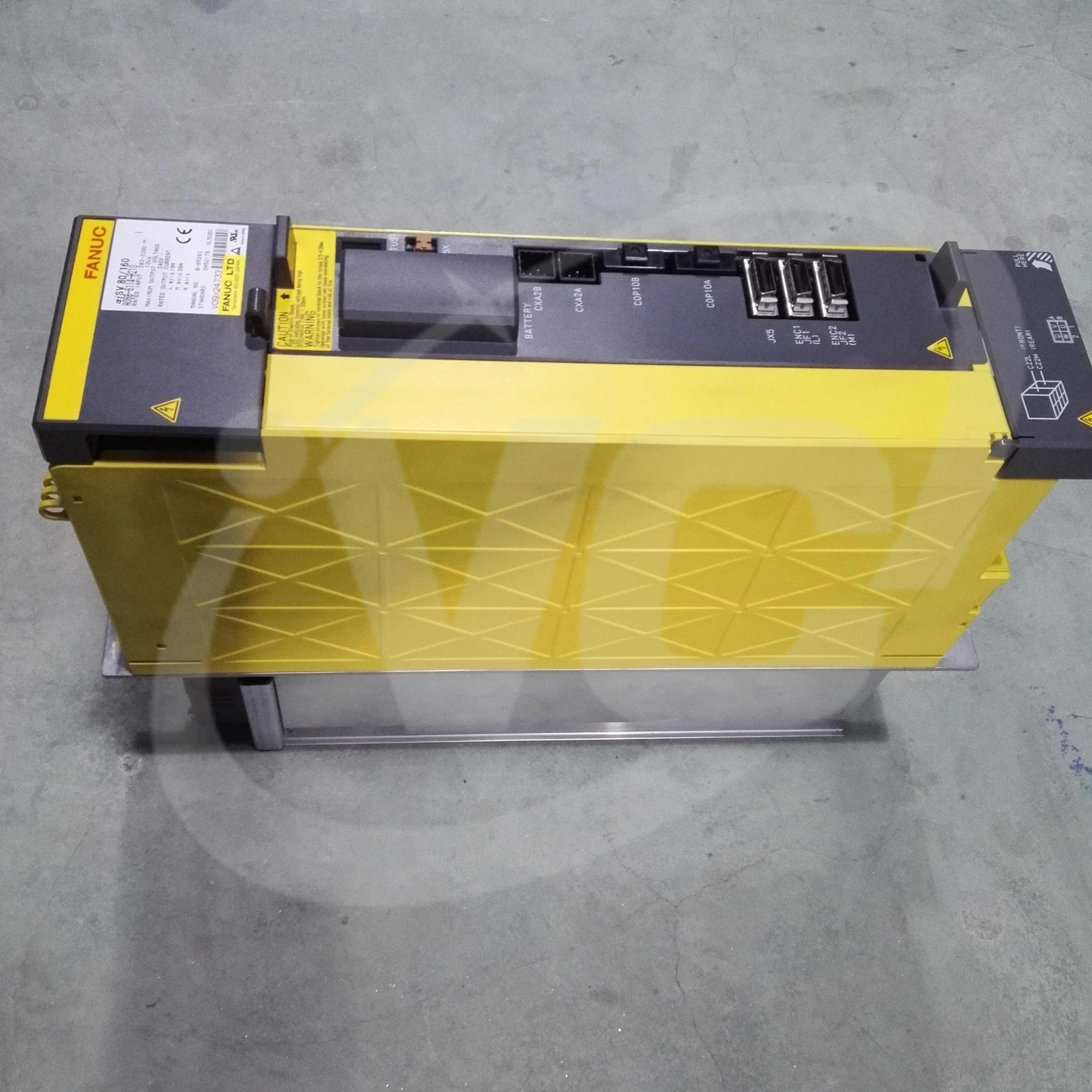 FANUC A06B-6114-H210 SVM2-80/160i servo amplifier front view