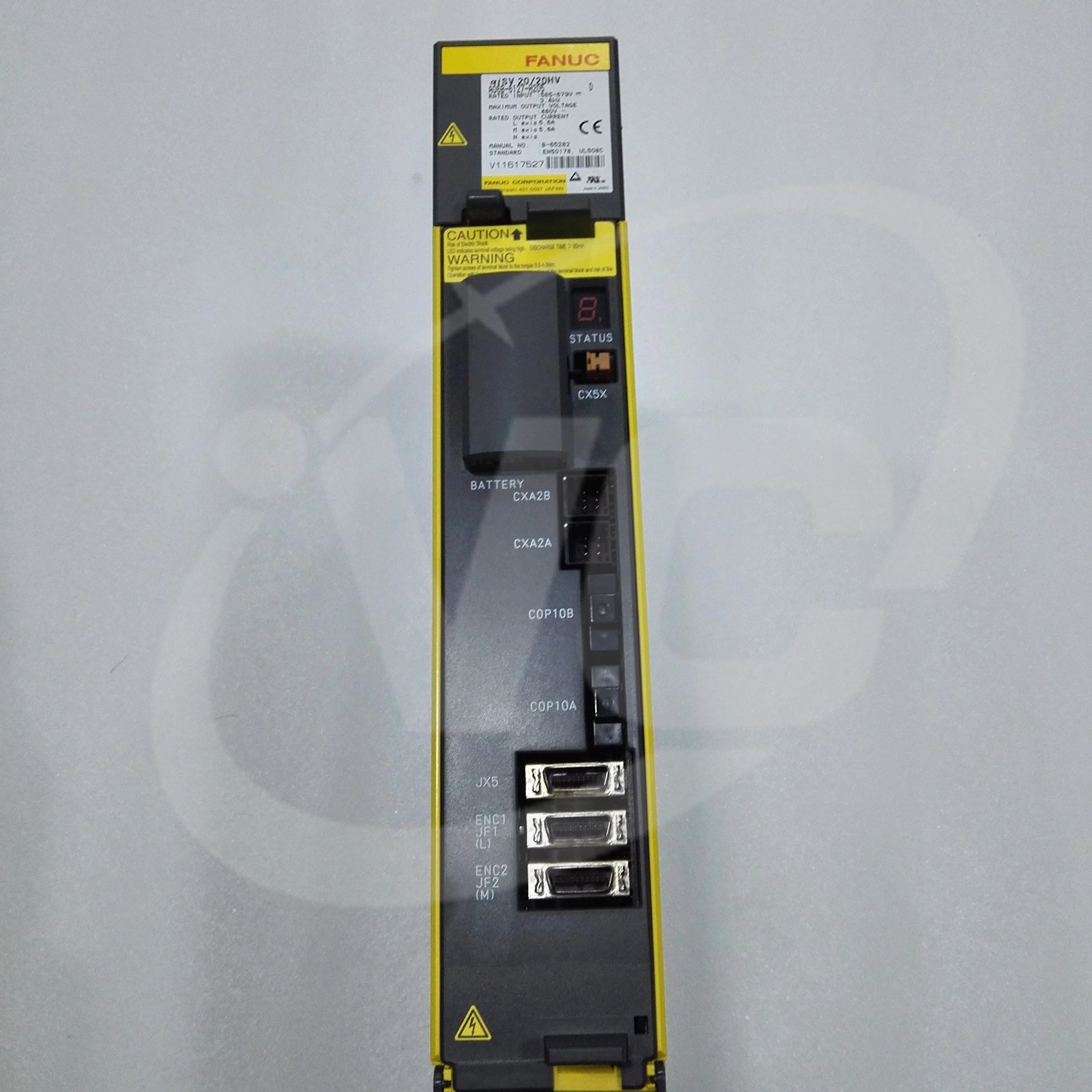 FANUC A06B-6127-H205 Alpha iSV 20/20HV servo amplifier front view