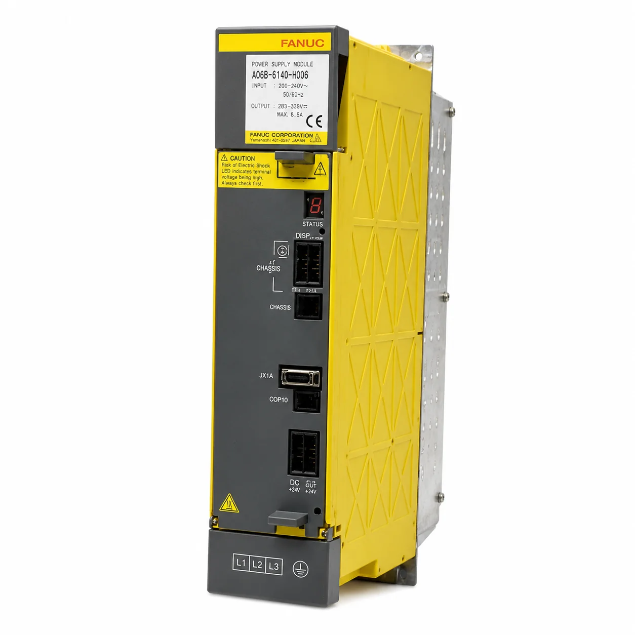 FANUC A06B-6140-H006 AiPS-5.5 power supply module front view
