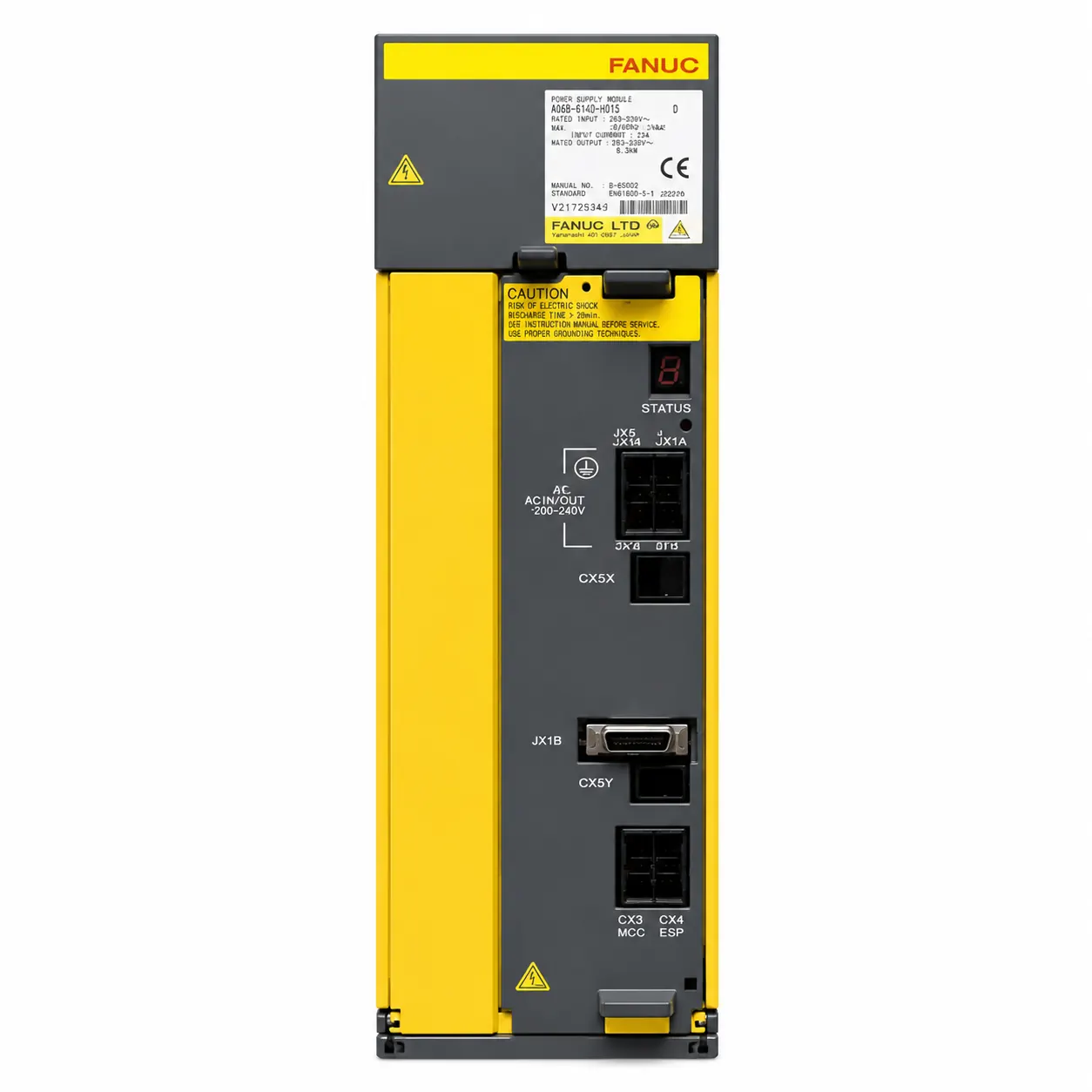 FANUC A06B-6140-H015 AiPS-15 power supply module front view