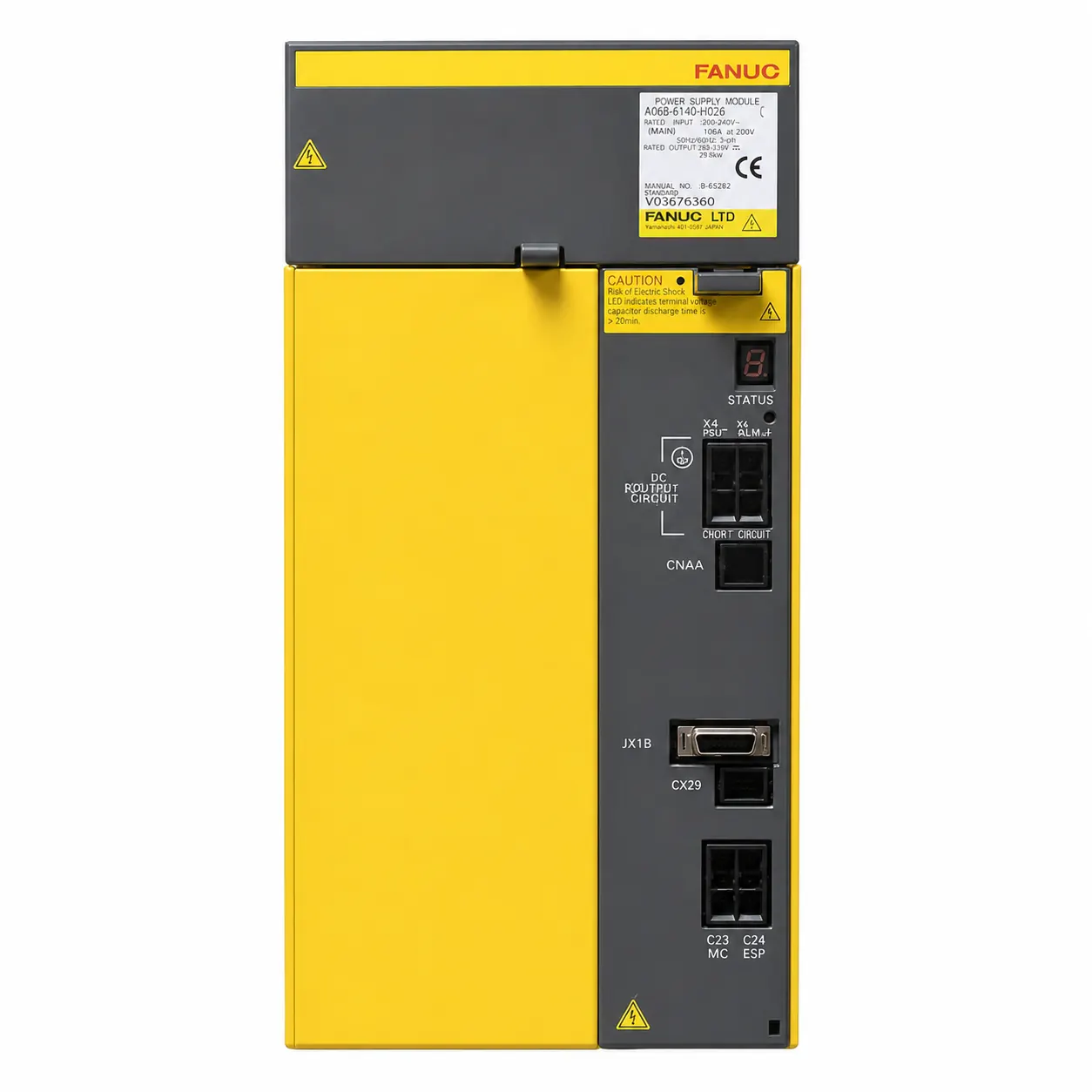 FANUC A06B-6140-H026 AiPS-26 power supply module front view