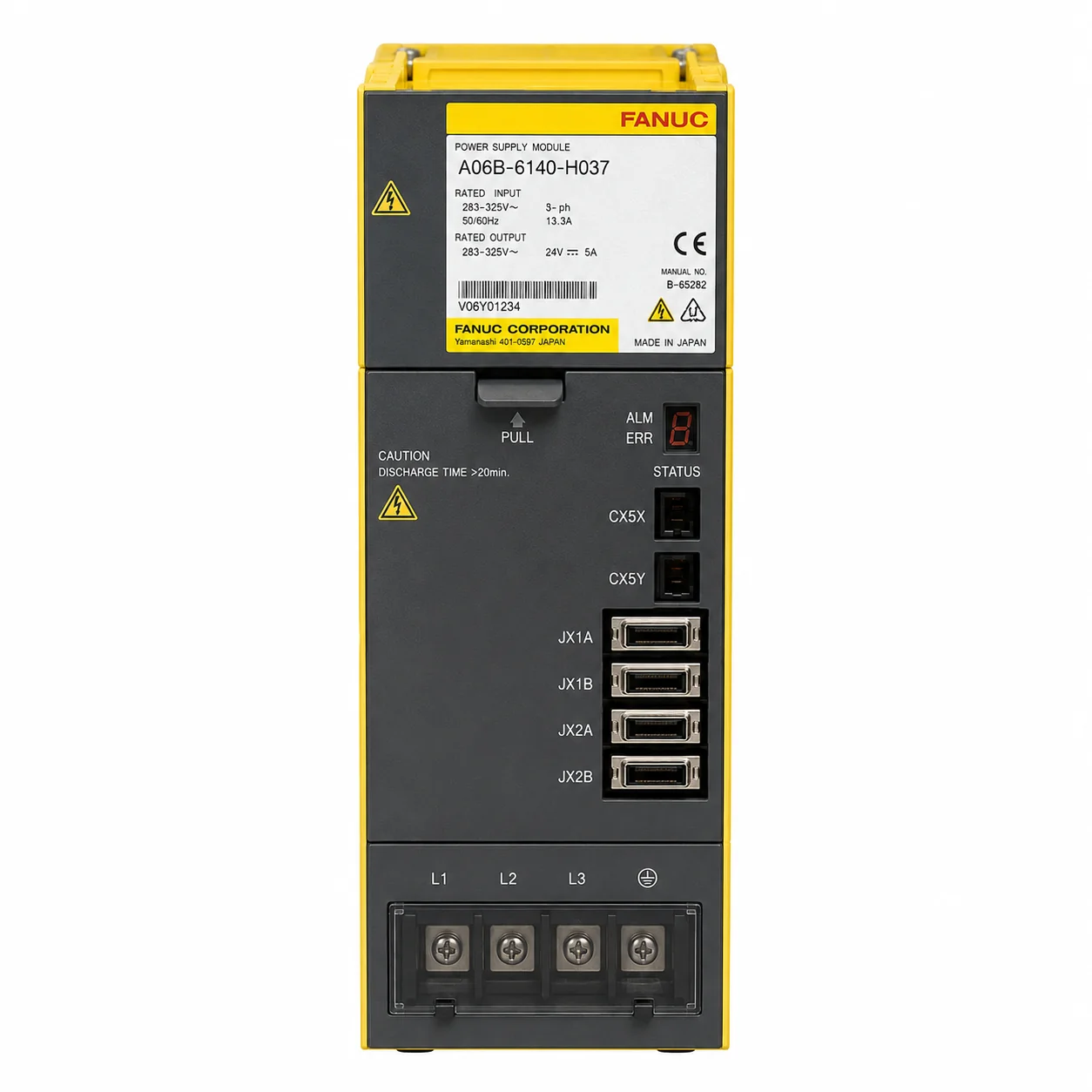 FANUC A06B-6140-H037 AiPS-37 power supply module front view