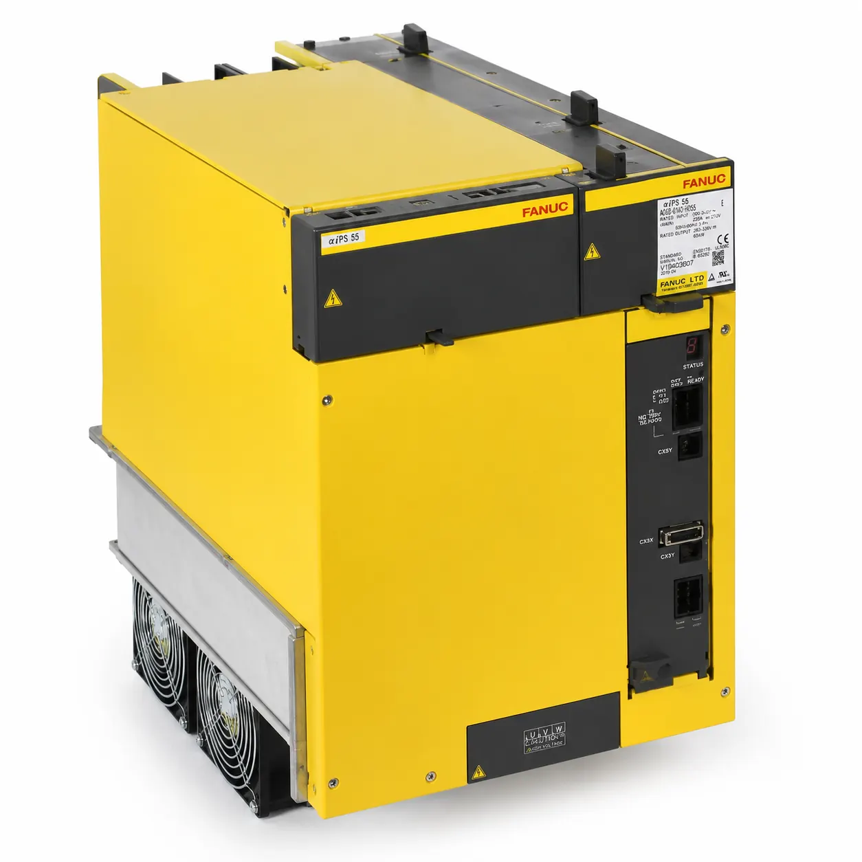 FANUC A06B-6140-H055 AiPS-55 power supply module front view