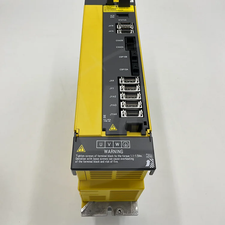 FANUC A06B-6220-H015#H600 spindle amplifier front connector view