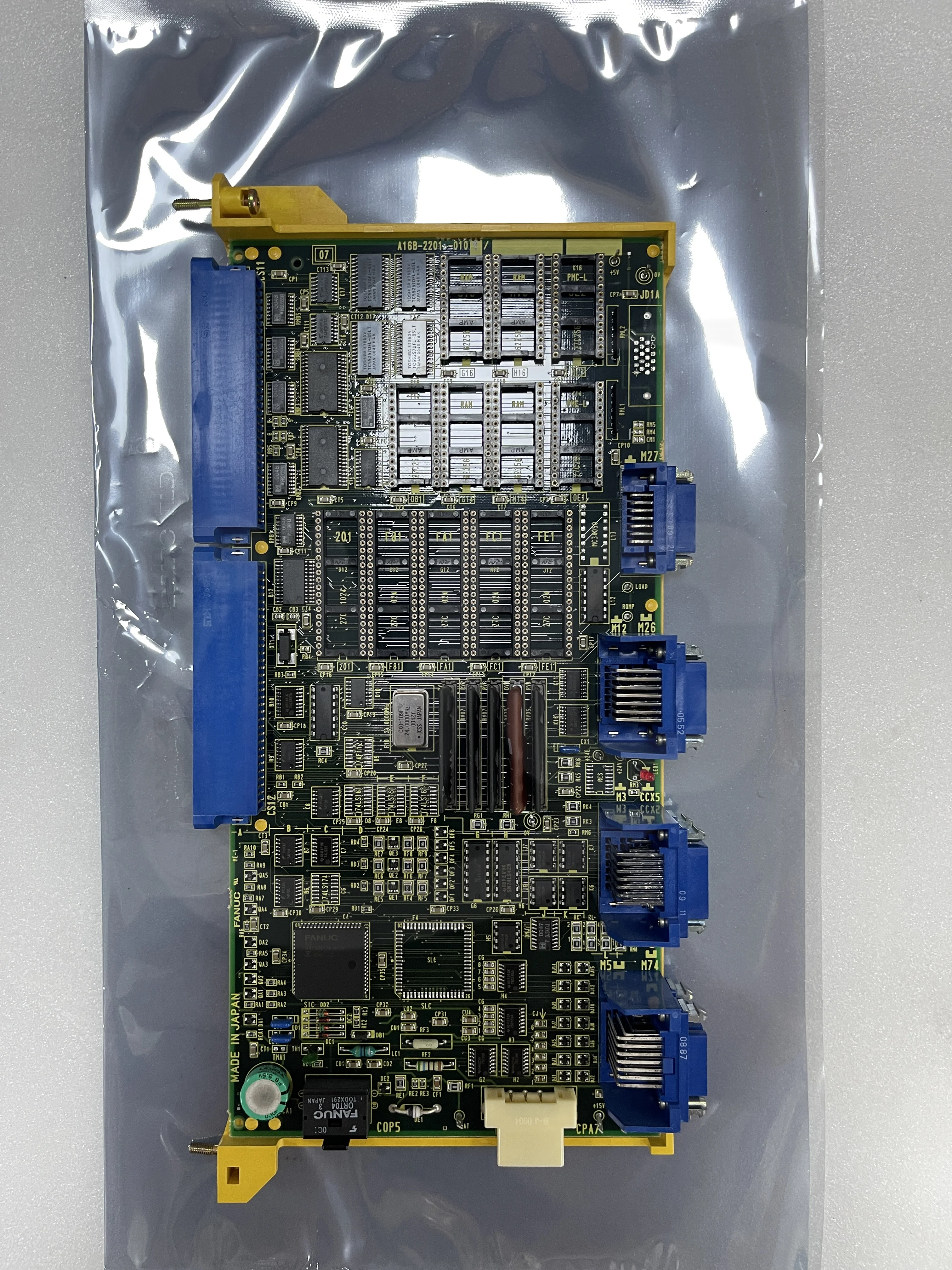 FANUC A16B-2201-0101 Series 0 CNC memory PCB front view