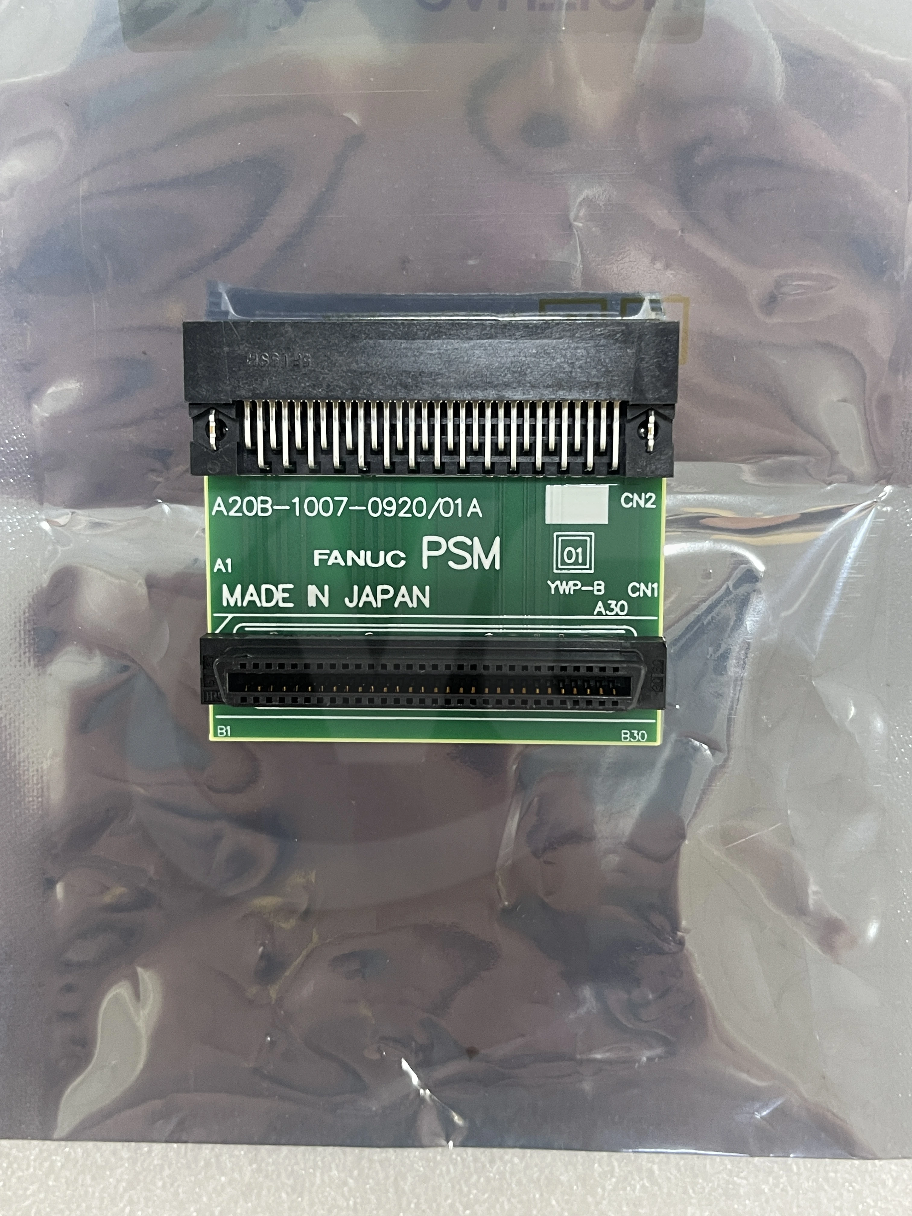 FANUC A20B-1007-0920 connection board front connector view