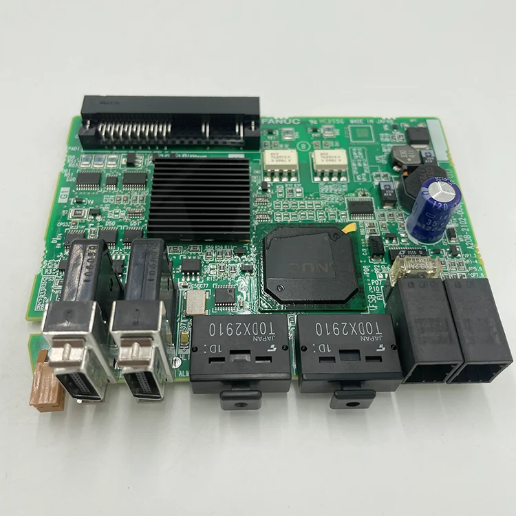 FANUC A20B-2102-0081 servo control board front interface view
