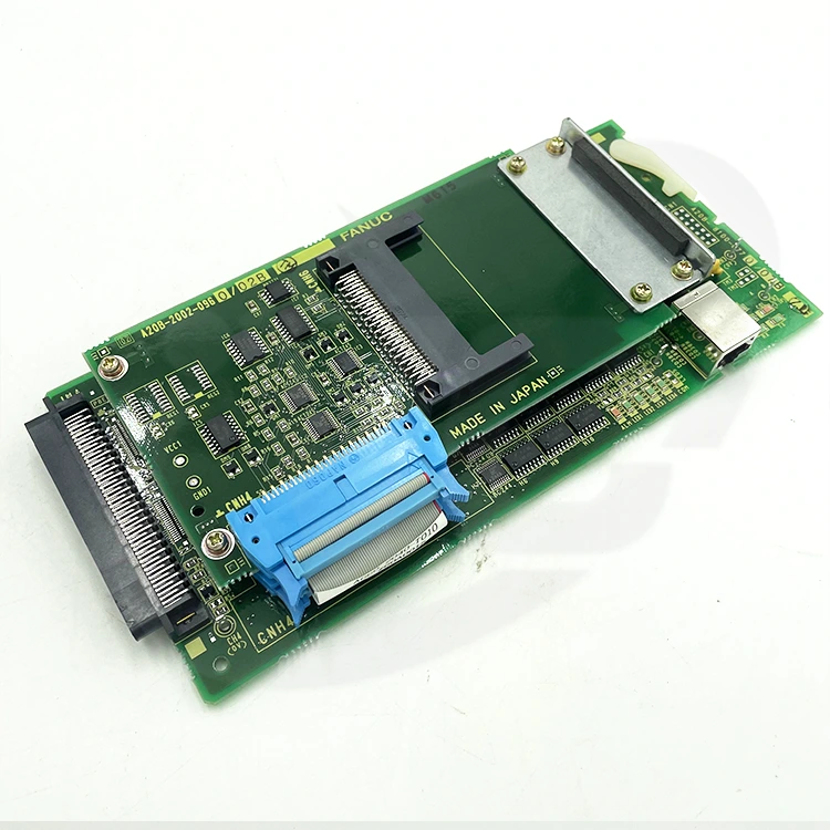 FANUC A20B-8100-0770 Fast Data Server / Fast Ethernet Board connector angle view