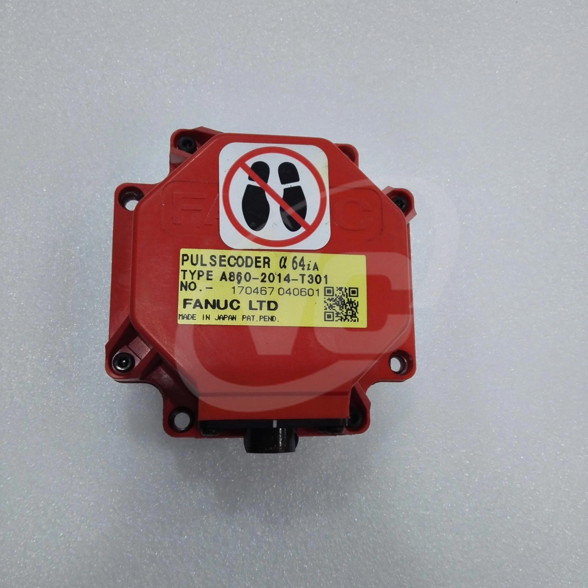 FANUC A860-2014-T301 Alpha A64i pulse coder front view